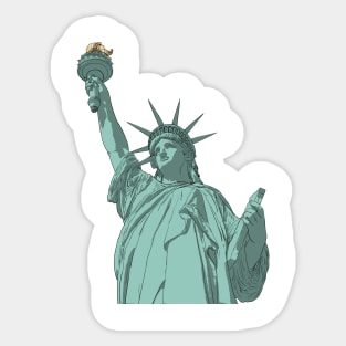 Statue of Liberty Sticker